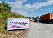 Hutama Karya Imbau Warga Tidak Masuk ke Area Konstruksi Tol Sigli–Banda Aceh Seksi 1