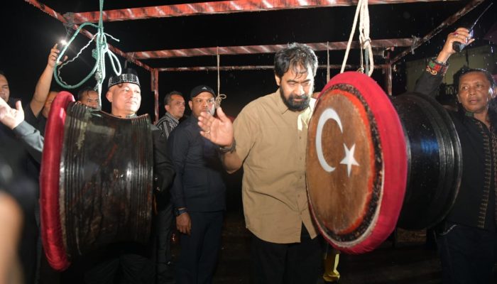 Mualem Buka Aceh Perkusi 2025 di Monumen Samudera Pasai