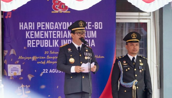 Kakanwil Kemenkum Aceh Pimpin Upacara Hari Pengayoman ke-80