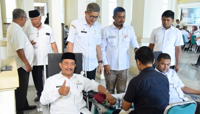 Wabup Syukri Ajak ASN Aceh Besar Rutin Donor Darah