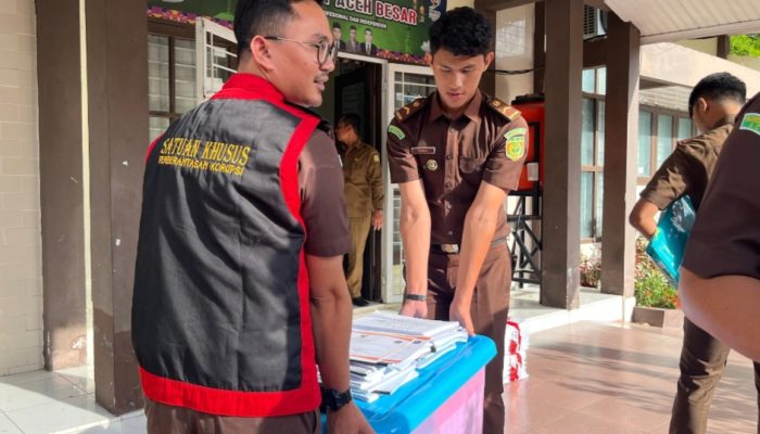 Kejari Aceh Besar Geledah Kantor Inspektorat, Usut Dugaan Korupsi SPPD 2020–2025