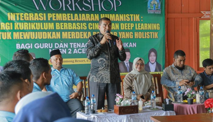 Kakankemenag Abes Buka Workshop Sinergi Kurikulum Berbasis Cinta Guna Wujudkan Merdeka Belajar