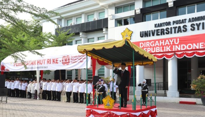 Rektor USK Pimpin Upacara Peringatan HUT ke-80 Kemerdekaan RI