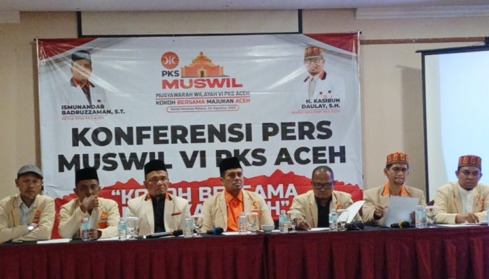 Muswil VI PKS Aceh Hasilkan Kepengurusan Baru, Tegaskan Dukungan untuk Pemerintahan Mualem