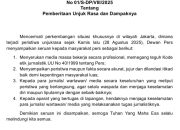 Dewan Pers Serukan Media Jaga Profesionalitas dalam Pemberitaan Unjuk Rasa