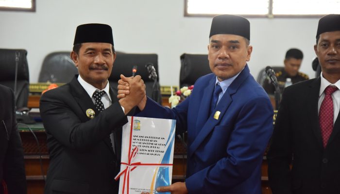 Pemerintah Ajukan Rancangan Qanun RPJMD Kepada DPRK Aceh Besar