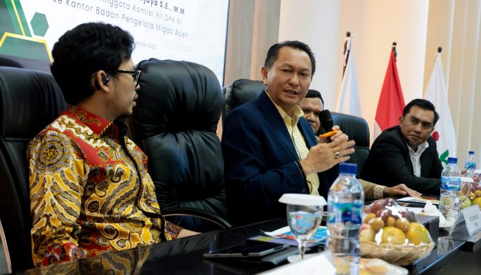 Komisi XII DPR RI Sambangi BPMA, Bahas Pengelolaan Hulu Migas di WK Aceh