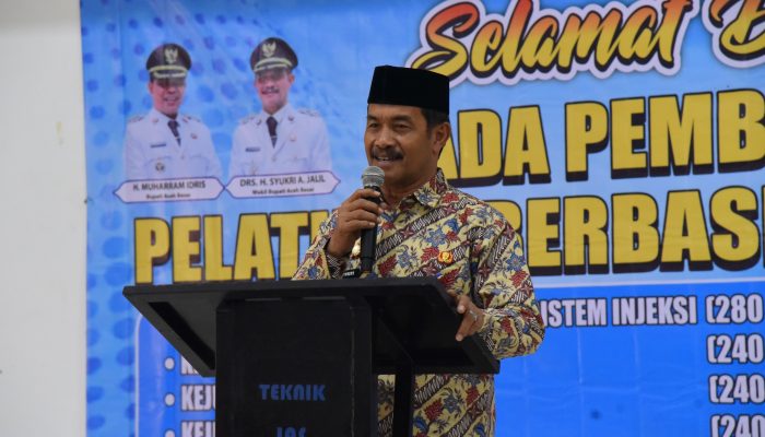 Wabup Aceh Besar: Pelatihan Berbasis Kompetensi Kejuruan Sangat Penting dan Bermanfaat