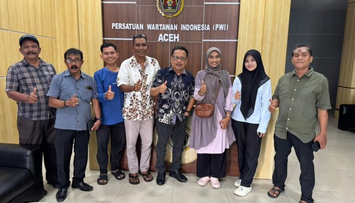 Audiensi Ke PWI Aceh, UKM Pers DETaK Gelar Pelatihan Jurnalistik Tingkat Nasional