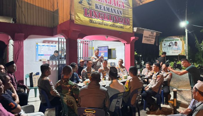 Dirbinmas Polda Aceh Cek Pos Satkamling, Pastikan Situasi Kondusif Hingga ke Desa