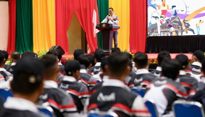 Sekda Aceh Lepas Kontingen BAPOMI ke Pomnas 19, Target Masuk 10 Besar