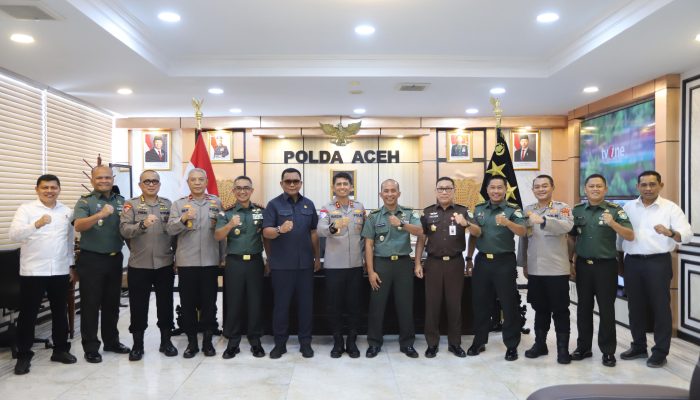 Terima Audiensi Pangdam IM dan Kajati, Kapolda Aceh: Momen Penting untuk Memperkuat Sinergisitas TNI-Polri dan Kejaksaan