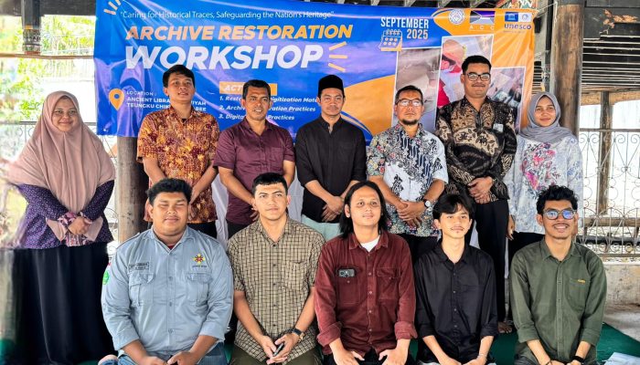 UNESCO dan Asian Culture Center Gelar Workshop Restorasi Naskah Kuno di Zawiyah Tanoh Abee