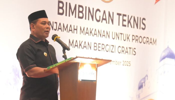 Bupati Aceh Besar Hadiri Pembukaan Bimtek Penjamah Makanan MBG Wilayah I
