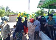 Dinas Pangan Aceh Besar Gelar Penjualan Beras SPHP Murah di Gampong Leu Ue