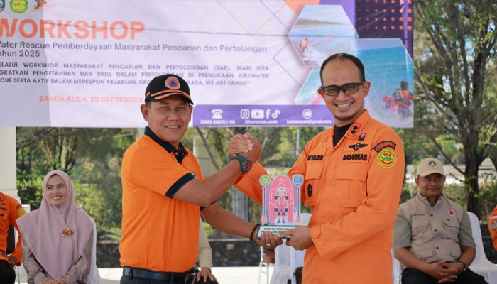 Kalaksa BPBD Aceh Besar Hadiri Workshop Pemberdayaan Masyarakat