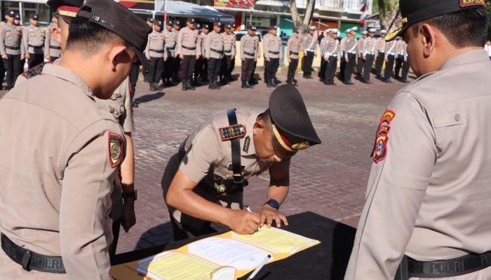 IPTU Faisal Riza Resmi Jabat Kapolsek Pante Ceureumen