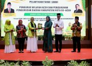 Ketua TP-PKK Aceh Hadiri Pelantikan Pengurus FAHMI UMMI Aceh