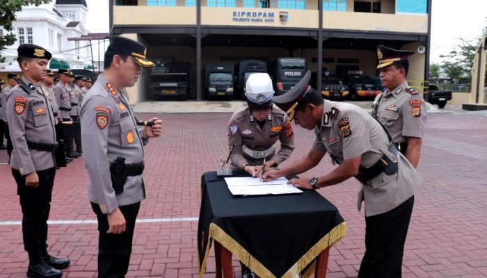 Kompol Mawardi Resmi Jabat Kasat Lantas Polresta Banda Aceh