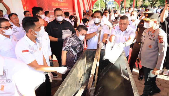 Kombes Shobarmen: 80,5 Kg Sabu yang Dimusnahkan Berasal dari Thailand