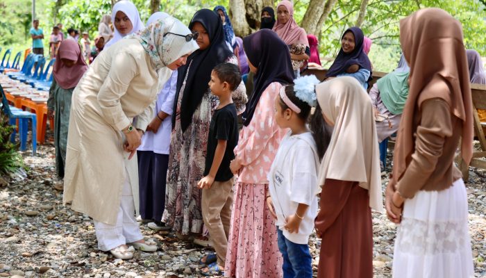 Ke Pedalaman Aceh Utara, Kak Na Hibur Yatim dan Jemput Aspirasi