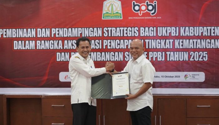 Biro PBJ Setda Aceh Raih Penghargaan Kematangan UKPBJ Level 3 (ProAktif) dari LKPP RI