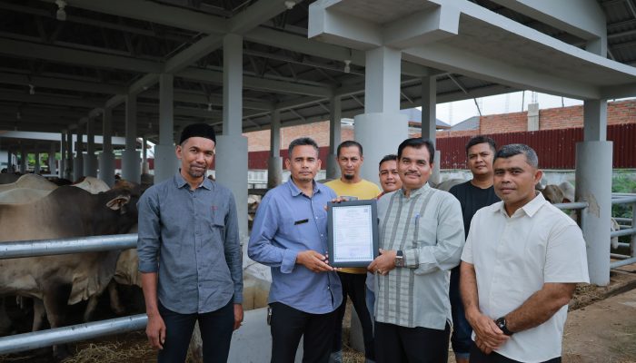 RPH Lambaro Aceh Besar Kini Miliki Sertifikat Halal
