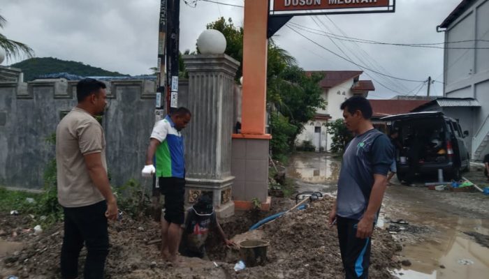 Tim Teknik PDAM Tirta Mountala Aceh Besar Gerak Cepat Penanganan Kebocoran di Leu Ue