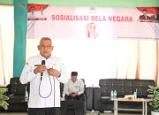 Kesbangpol Aceh Besar Gelar Sosialisasi Bela Negara di Dayah Istiqamatuddin
