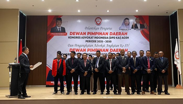 Pengurus Baru DPD KAI Aceh Resmi Dilantik