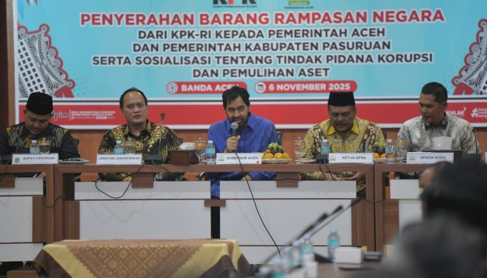 Pemerintah Aceh Terima Hibah Tanah Rampasan Korupsi dari KPK RI