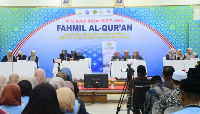 Putri Aceh Besar Juara Fahmil Qur’an MTQ ke-37 Aceh di Pijay