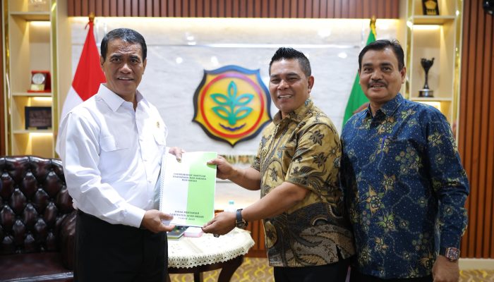Bertemu Menteri Amran, Bupati Aceh Besar Fokus Perkuat Sektor Pertanian
