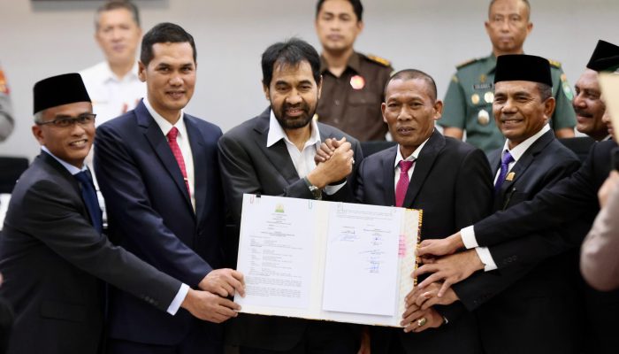 Gubernur Aceh dan DPRA Tandatangani KUA-PPAS 2026