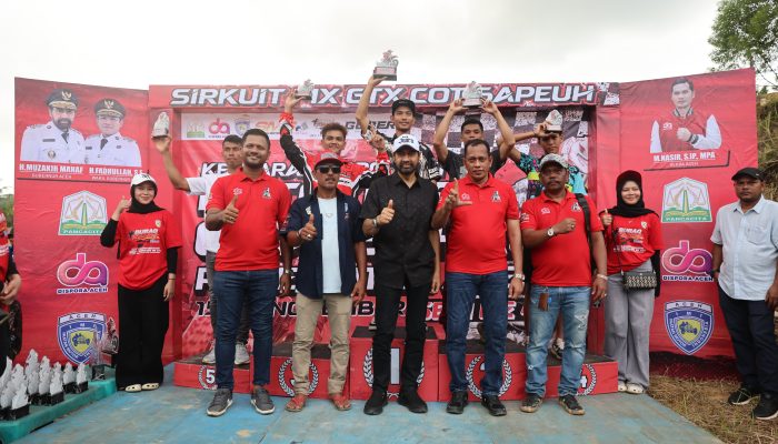 Gubernur Aceh Mualem Tutup Kejurprov Motocross Grasstrack Seri 4 di Lhokseumawe