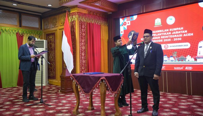 Gubernur Aceh Lantik Ketua BRA Periode 2025-2030