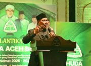 Bupati Aceh Besar Hadiri Pelantikan PW HUDA: Tegaskan Sinergi Ulama dan Umara untuk Penguatan Syariat