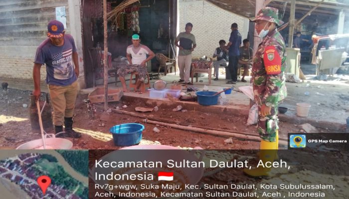 Kemensos RI Dirikan Empat Dapur Umum di Subulussalam