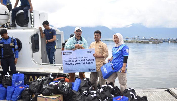 Bank Mandiri Taspen, berkolaborasi dengan Mandiri Amal Insani, Sigap Salurkan Bantuan untuk Korban Bencana