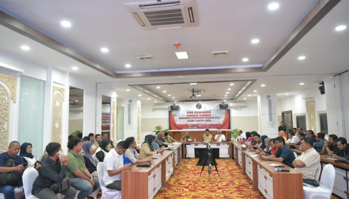 Sekda Aceh Kumpulkan LSM, NGO, dan Relawan untuk Percepat Pemulihan Pasca Bencana
