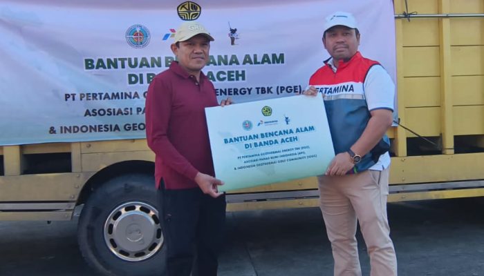 Wagub Fadhlullah Terima Langsung Donasi dari PGE dan Mitra