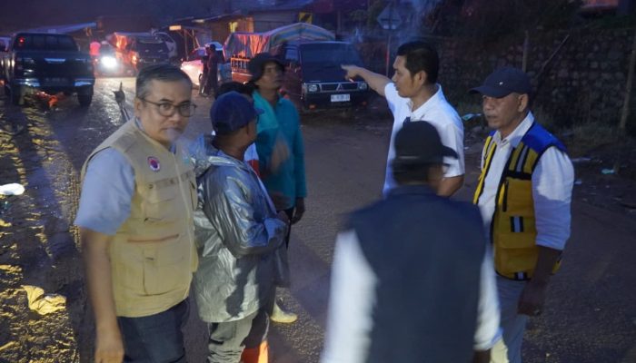 Sekda Aceh Tinjau Penanganan Darurat Bencana dan Kerusakan Jalan di Aceh Utara
