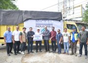 Wagub Aceh Terima Bantuan Pangan dan Mesin Pembersih Rumah dari PT Hengjaya Mineralindo