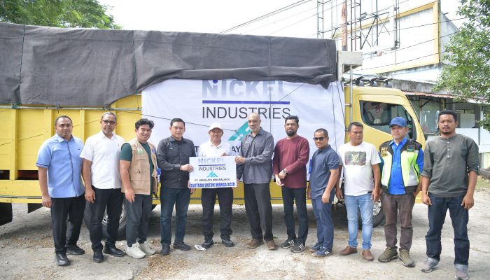 Wagub Aceh Terima Bantuan Pangan dan Mesin Pembersih Rumah dari PT Hengjaya Mineralindo