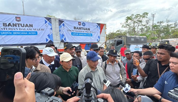 Kapolda Aceh Sambut Kunjungan Mendagri, Paparkan Langkah Cepat Polri Tangani Banjir di Aceh Tamiang