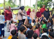 Tim SDM Polres Lhokseumawe Gelar Trauma Healing untuk Anak-anak di Riseh Teungoh