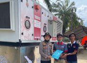 Polres Aceh Tamiang Terima Dua Unit Mesin Penghasil Embun Siap Minum dari Slog Polri