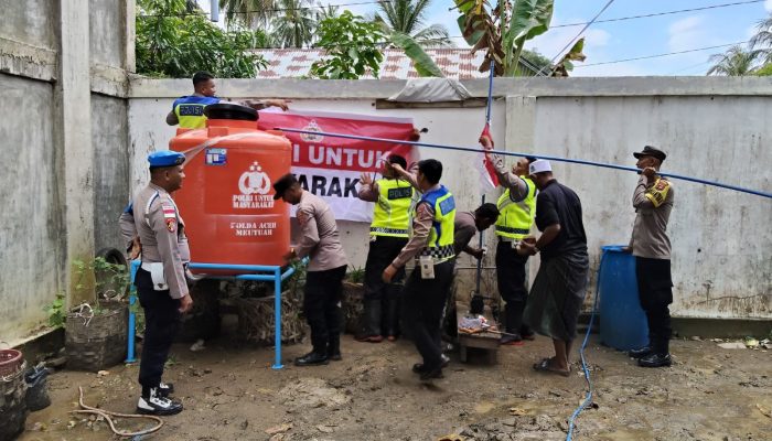Polisi Berhasil Bangun Ratusan Sumur Bor di Lokasi Bencana, Masyarakat Diminta Ikut Merawat Agar Manfaatnya Berkelanjutan