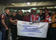 Wakil Gubernur Aceh Terima Bantuan Kemanusiaan PMI di Pelabuhan Krueng Geukuh Aceh Utara