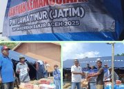 PWI Aceh Salurkan Bantuan Kemanusian dari PWI Jatim dan Malang Raya